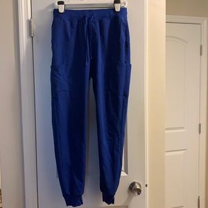 Mandala galaxy blue jogger scrub pants